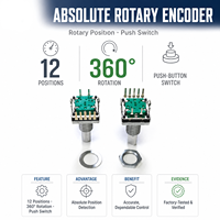 Nouvel encodeur rotatif absolu 12 positions, de haute qualité et très durable, adapté aux volants de simulation de course.