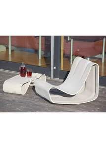 Outdoor <b>Garden</b> Concrete Side Table Irregular Ring Design Manufacturer Custom Processing - Product Image 4