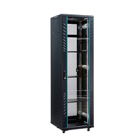 Armoire réseau sur pied de 18U à 42U en acier laminé à froid épaissi, rack réglable, porte de sécurité, boîtier de serveur de données