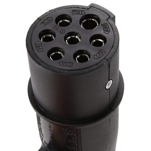 Conector de Enchufe para Remolque de 7 Pines, Metálico, Macho, EP2705, Negro, Conector Automotriz - Product Image 3