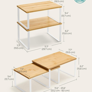 <span class=keywords><strong>Étagère</strong></span> de rangement de cuisine empilable à quatre niveaux <span class=keywords><strong>en</strong></span> <span class=keywords><strong>fer</strong></span> <span class=keywords><strong>forgé</strong></span> <span class=keywords><strong>et</strong></span> <span class=keywords><strong>en</strong></span> <span class=keywords><strong>bois</strong></span>, organisateur moderne pour épices <span class=keywords><strong>et</strong></span> bols - Product Image 2