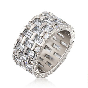 Anello a Cerchio Completo per Donne, Design Minimalista, Accessorio da Dito per Uso Quotidiano - Product Image 1
