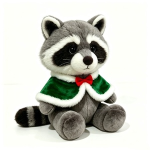 Peluche de Mapache Personalizado, Adorable Muñeco de Mapache Sentado con Relleno de Algodón PP, para Bebés de 0 a 24 Meses, Ideal para Halloween - Product Image 3