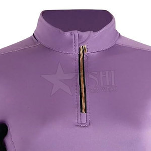 High Quality Eco-Friendly Ladies Slim Fitting Horse Riding <b>Base</b> <b>Layer</b> Shirts Premium <b>Long</b> <b>Sleeve</b> Comfortable <b>Base</b> - Product Image 6