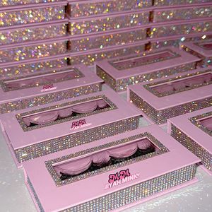 Caja de pestañas personalizada de leopardo brillante para tiras de pestañas pelo de visón 25mm pestañas postizas venta al por mayor proveedor de pestañas de lujo - Product Image 2