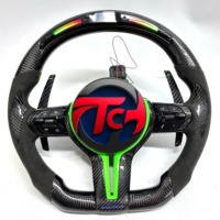   Volant LED M Performance pour F20 F22 F30 F32 F80 F82, amélioration en fibre de carbone