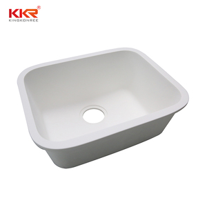 <span class=keywords><strong>De</strong></span> estilo italiano, piedra Artificial blanco diseño <span class=keywords><strong>de</strong></span> superficie sólida <span class=keywords><strong>de</strong></span> fregadero <span class=keywords><strong>de</strong></span> la <span class=keywords><strong>cocina</strong></span> - Product Image 1