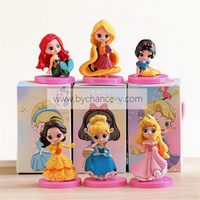 Figurine de princesse de conte de fées classique en boîte mystère, jouet en plastique, objet de collection pour enfants, cadeau surprise, produit dérivé de film et de jeu