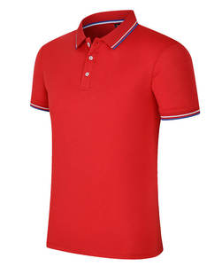 Precio de fábrica de alta calidad de algodón de los hombres de manga corta Casual sólido estilo de impresión Anti-Pilling uniforme personalizado para camisetas de polo - Product Image 3