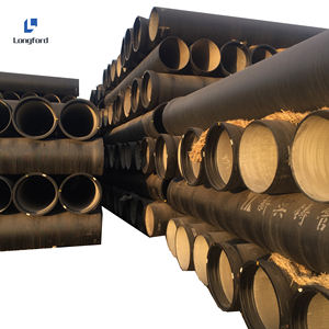 Tube rond en fonte, ISO2531 BS EN545 BS EN598 <span class=keywords><strong>BS4772</strong></span>, tube centrifuge en fonte ductile K9 DN80 DN100 DN800 revêtu de bitumène - Product Image 2