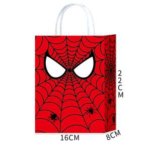 Sac en papier kraft sur le thème <span class=keywords><strong>Spider</strong></span> <span class=keywords><strong>Man</strong></span> pour cadeaux de Noël - Product Image 6