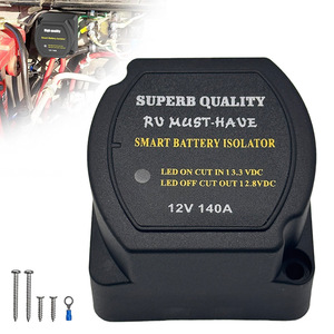 Aislador de Batería Inteligente 12V 140A, Controlador de Batería Dual para Autos y Yates, Relé VSR - Product Image 1