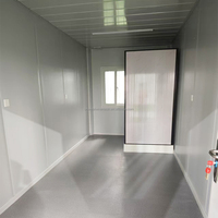 Maison conteneur préfabriquée modulaire en kit, installation facile pour dortoir de chantier, bureau temporaire