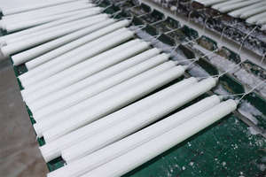 Candela bianca all'ingrosso 300G mozambico 6 pezzi Poly Bag pack sud africa candele per <span class=keywords><strong>la</strong></span> casa - Product Image 4