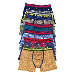 Calzoncillos Bóxer de Algodón para Hombre, Tallas Grandes, Tejido de Punto, Antibacterianos, con Estampado Digital - Product Image 1