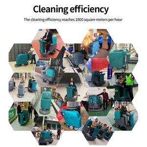 Lái Xe Mặt Đất Máy Giặt Công Nghiệp Thương Mại Nhà Xưởng Bàn Chải Hút Và Kéo Tích Hợp Quét Quét - Product Image 3