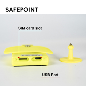 Safepoint nhựa năng lượng mặt trời Powered <span class=keywords><strong>GPS</strong></span> <span class=keywords><strong>Tracker</strong></span> 4 gam cừu gia súc Tai tag <span class=keywords><strong>GPS</strong></span> giám sát hcs048 - Product Image 4