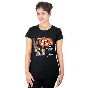 T-shirt pour filles, estival et décontracté, à coupe facile à assortir, avec service d'impression personnalisé, collection de - Product Image 4
