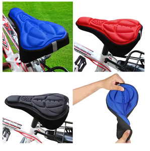 <span class=keywords><strong>Funda</strong></span> de sillín 3D para <span class=keywords><strong>bicicleta</strong></span> de montaña, cojín de asiento de espuma cómodo, transpirable, súper suave, accesorio para sillín de ciclismo - Product Image 2