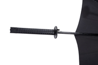 Parapluie Droit Semi-Automatique 8K 23 Pouces Blueprint Demon Slayer avec Poignée Personnalisée en Forme d'Épée de Samouraï – Parapluie de Voyage Classique Anti-Pluie