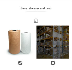 Rollo de Papel Kraft Ecológico en Forma de Panal, Embalaje Protector Sostenible para Artículos Frágiles, Ideal para Comercio Electrónico - Product Image 5