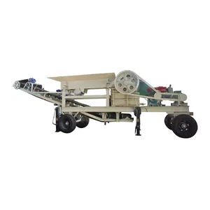 Small mobile stone pe 400x600 jaw crusher price list portable mini rock diesel engine jaw crusher machine for the stone