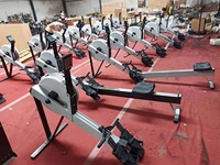 Máquina de Remo ASM-5002, Diseño Nuevo, Equipo de Gimnasio, Máquina de Remo con Resistencia de Aire para Gimnasios y Clubes