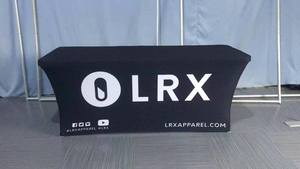 Nappe d'affaires de marque promotionnelle à impression personnalisée logo salon professionnel 4 pieds 6 pieds 8 pieds couverture de table coureur de jet nappe imperméable - Product Image 4