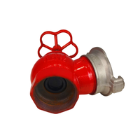 Hydrant d'incendie/vanne d'angle pour incendie, connecteur de type russe Dn50/dn65