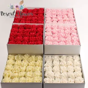 Latest Version Carnation Decorate Benediction Gift For The Elders Soap Flower Cheap House Decor