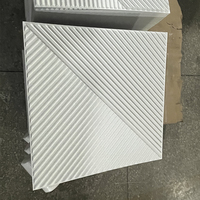 Panneaux muraux 3D en PVC de luxe pour l'intérieur et l'extérieur, imperméables, rayures murales 50*50 cm pour la décoration de la maison, pour le salon