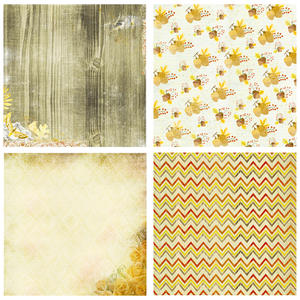 لوازم سكرابوكينغ الخريف تصميم بطاقات ثقيلة 24 ورقة من 6 بوصة × 6 بوصة ورقة سكرابوكينغ - Product Image 5