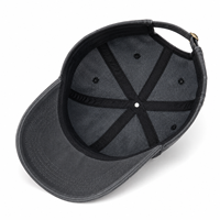 Casquette de baseball à large bord style streetwear sportif avec broderie Edelweiss, imprimé léopard et impression en relief, avec broderie de logo personnalisée