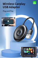 Adaptador Inalámbrico CarPlay para iPhone y Android 2025, Bluetooth 4.1, Diseño Portátil USB, Certificado CE/FCC, Aplicación Mirror, Netflix, YouTube