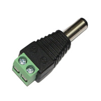 Connecteur d'alimentation femelle DC 5,5*2,1 mm, adaptateur de borne à vis 12V DC, prise jack pour caméra de sécurité CCTV, bande lumineuse LED