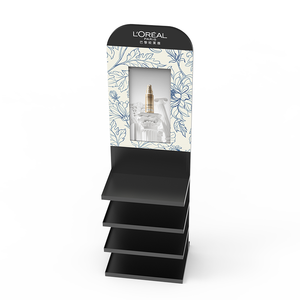 Expositor de Productos para el Cuidado de la Piel Apache Custom Modern de un Solo Lado, Personalizable, para Tiendas de Perfumes, de Múltiples Niveles, Ligero, para Venta Minorista - Product Image 4