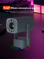 Support de vidéos de projection Système d'écran miroir sans fil natif 1080P LED LCD Portable Smart Mini Home Cinéma