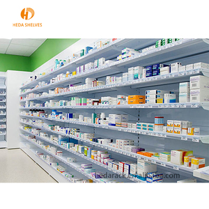 Chất Lượng Tốt Gỗ Và Kim Loại Dễ Dàng Cài Đặt Cửa Hàng Y Tế Đồ Nội Thất Và Giá Dược Phẩm Để Bán - Product Image 3