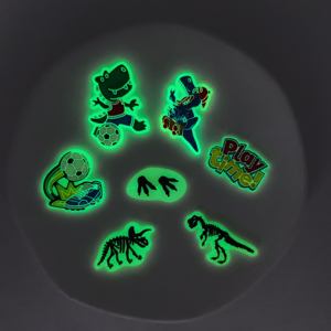 จี้ยางพีวีซีเรืองแสงแบบนิ่ม OEM/ODM สินค้าขายดี อุปกรณ์ตกแต่งการ์ตูน DIY สำหรับรองเท้าแตะและรองเท้าสวมแบบสลิปเปอร์ สำหรับชุดจิบบิทซ์ - Product Image 1