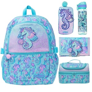 Smiggle Seahorse <strong>Set</strong> Grades 5-6 Backpack Trolley School Bag Pencil Case Travel Bag <strong>Lunch</strong> Box Water Bottle - Product Image 3