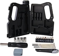 Kit d'outils portables tout-en-un en forme de pot à huile, 21 pièces, pour la réparation et l'entretien automobile et domestique