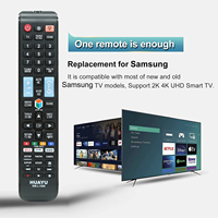 Télécommande de remplacement à code fixe HUAYU RM-L1598 pour téléviseurs intelligents Samsung Bn59-01250a/Bn59-01259b/Aa59-00786a avec pile AAA