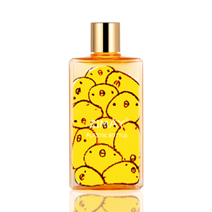 300ml Trắng rỗng chai nhựa <span class=keywords><strong>container</strong></span> Vàng Báo Chí cap dầu gội rửa làm sạch bao bì chai nhôm đĩa Top Bìa - Product Image 1