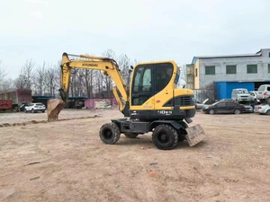 Used Original Korea Hyundai 60W Second <b>Hand</b> Wheel <b>Mini</b> Excavator 6 Tons Hyundai 60W-7 Hyundai 60WVS - Product Image 4