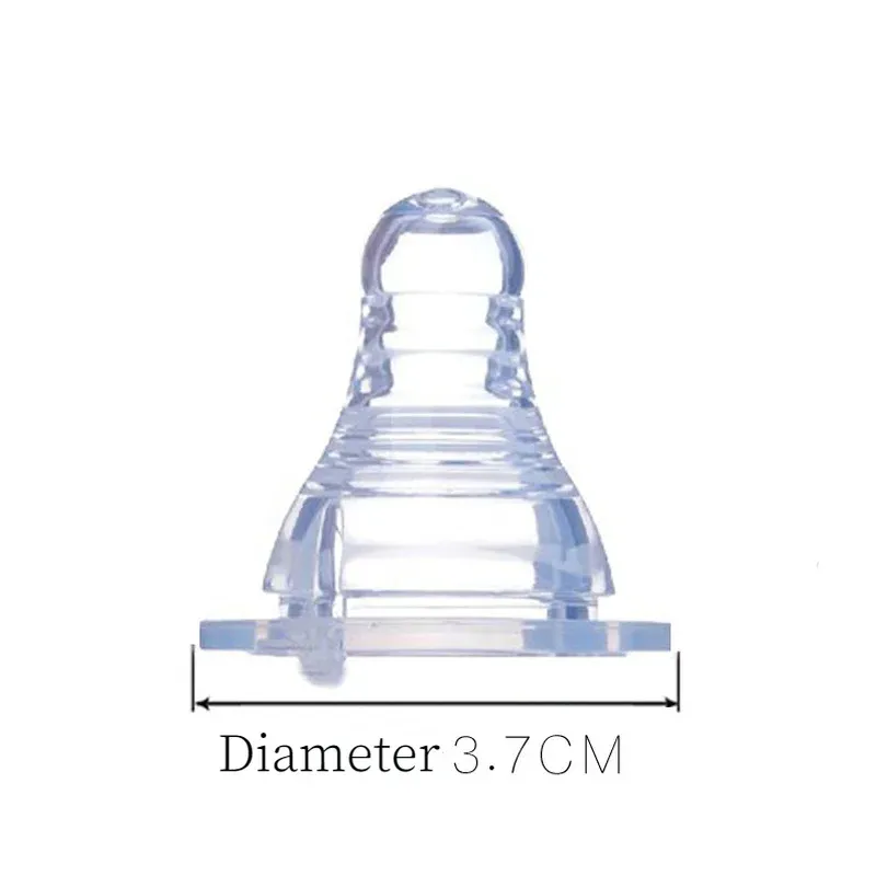 도매 3PCS BPA 무료 액체 실리콘 아기 수유 노리개 표준 목 아기 젖꼭지 실리콘 아기 젖꼭지