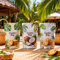 Sachet Mylar à fermeture éclair haute barrière de 50g pour emballage individuel de beurre frais, biscuits et snacks - Vente en gros