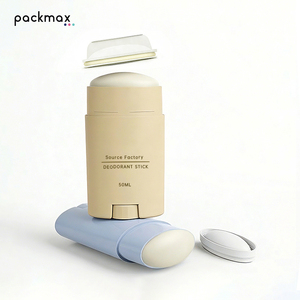 Factory Direct 50g PP Flat Twist-Up Solid Deodorant Stick-Portable Body Perfume <b>Tube</b>, <b>Plastic</b> Packaging - Product Image 5