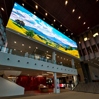 Écran LED d'intérieur haute luminosité pour événements publicitaires, mur vidéo HD, taille personnalisable disponible