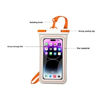 Pochette étanche personnalisée pour téléphone, sac flottant avec cordon, compatible écran tactile, pour la natation, la plage et les activités de plein air
