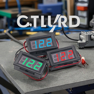 <span class=keywords><strong>DC</strong></span> 4.5-30V vôn kế màu đỏ - Product Image 2